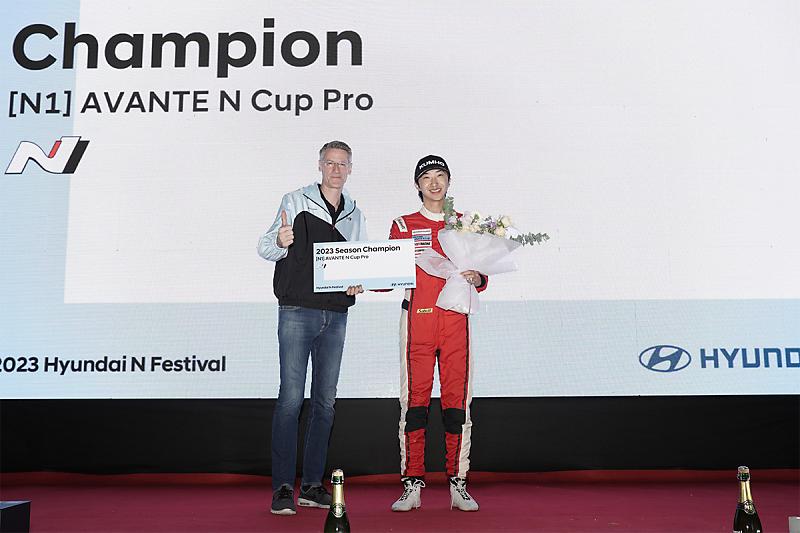 2023 현대 N 페스티벌 N1 클래스 최종전 우승자 김규민 드라이버