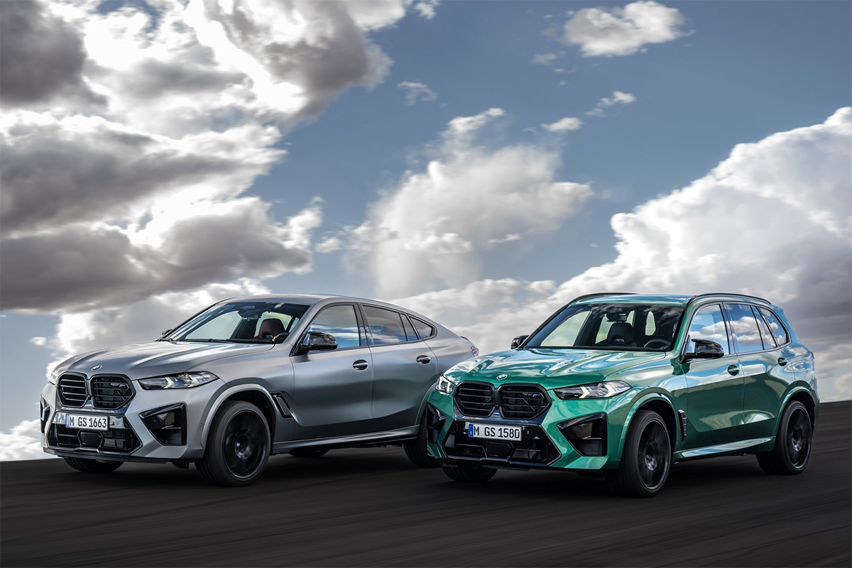 BMW X6 M 컴페티션(좌측) & X5 M 컴페티션(우측)