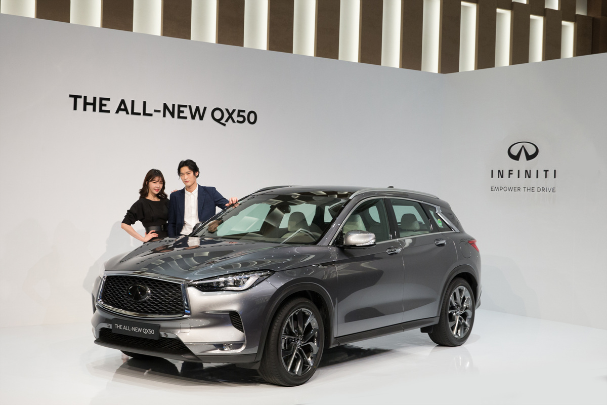 인피니티, 가변 압축비 엔진 SUV QX50 국내 출시