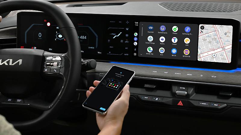 스마트한 집과 차 