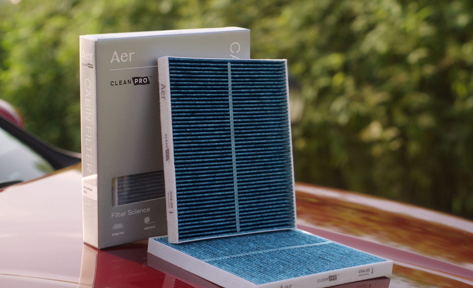 인기 마스크 브랜드 아에르,
차량용 프리미엄 필터 아에르 클린프로 출시